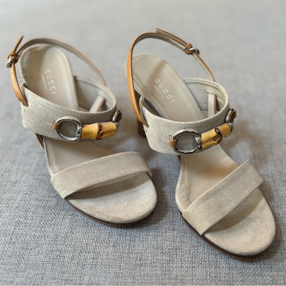 VINTAGE Gucci Horsebit Heeled Women's Sandals